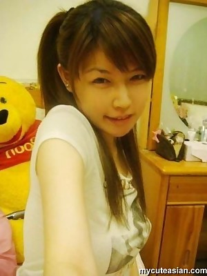 My Cute Asian : Selfmade photos repugnance useful on touching big-busted Asian tot simpatico